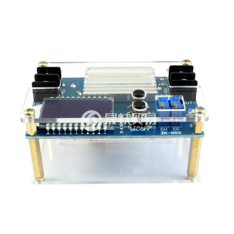 Dc-dcboost konstante spannung konstante strom versorgung Module10-50V 5aboost modul lade panel lcd mit shell