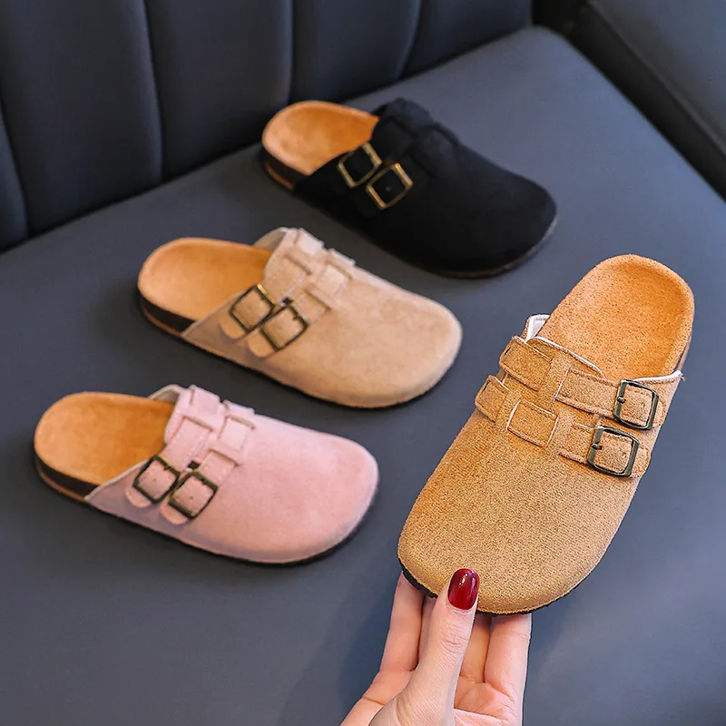 

Children's Slippers 2026 Summer Fashion Comfortable Flat Shoes Outdoor Non-slip Boy's Half Slippers Trendy Comfortable Slippers