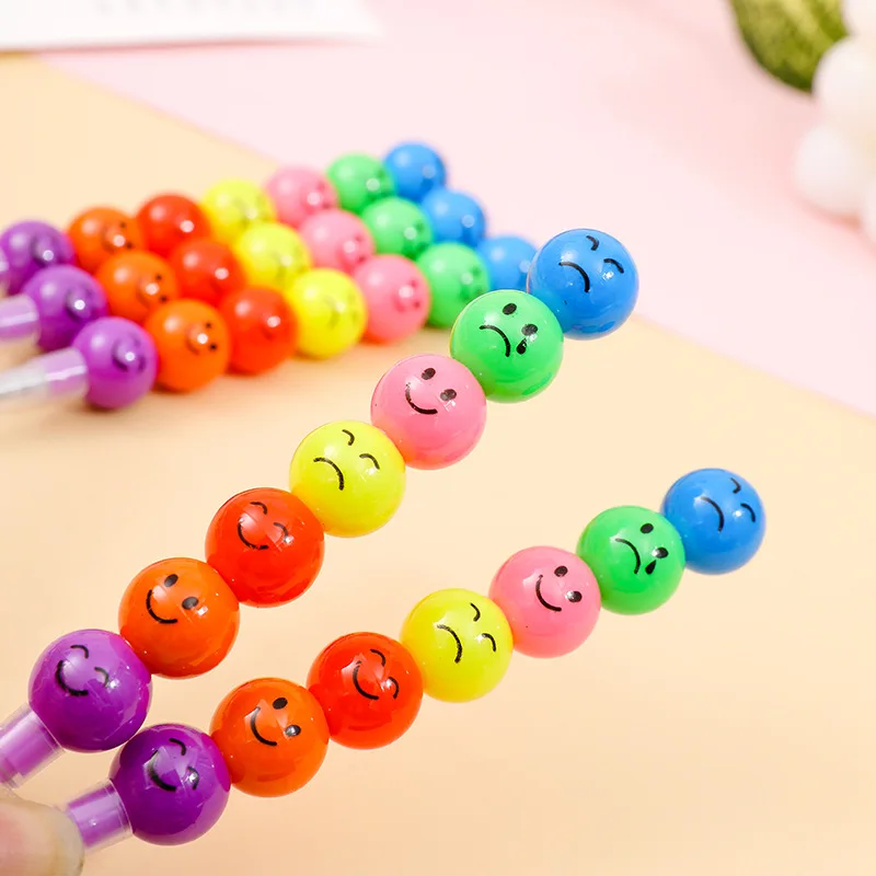 5/10Pcs Baustein Buntstifte Set Pädagogisches Kinder Party Gefälligkeiten Kreative Zeichnung Stifte Lernen Spielzeug für Geburtstag Pinata