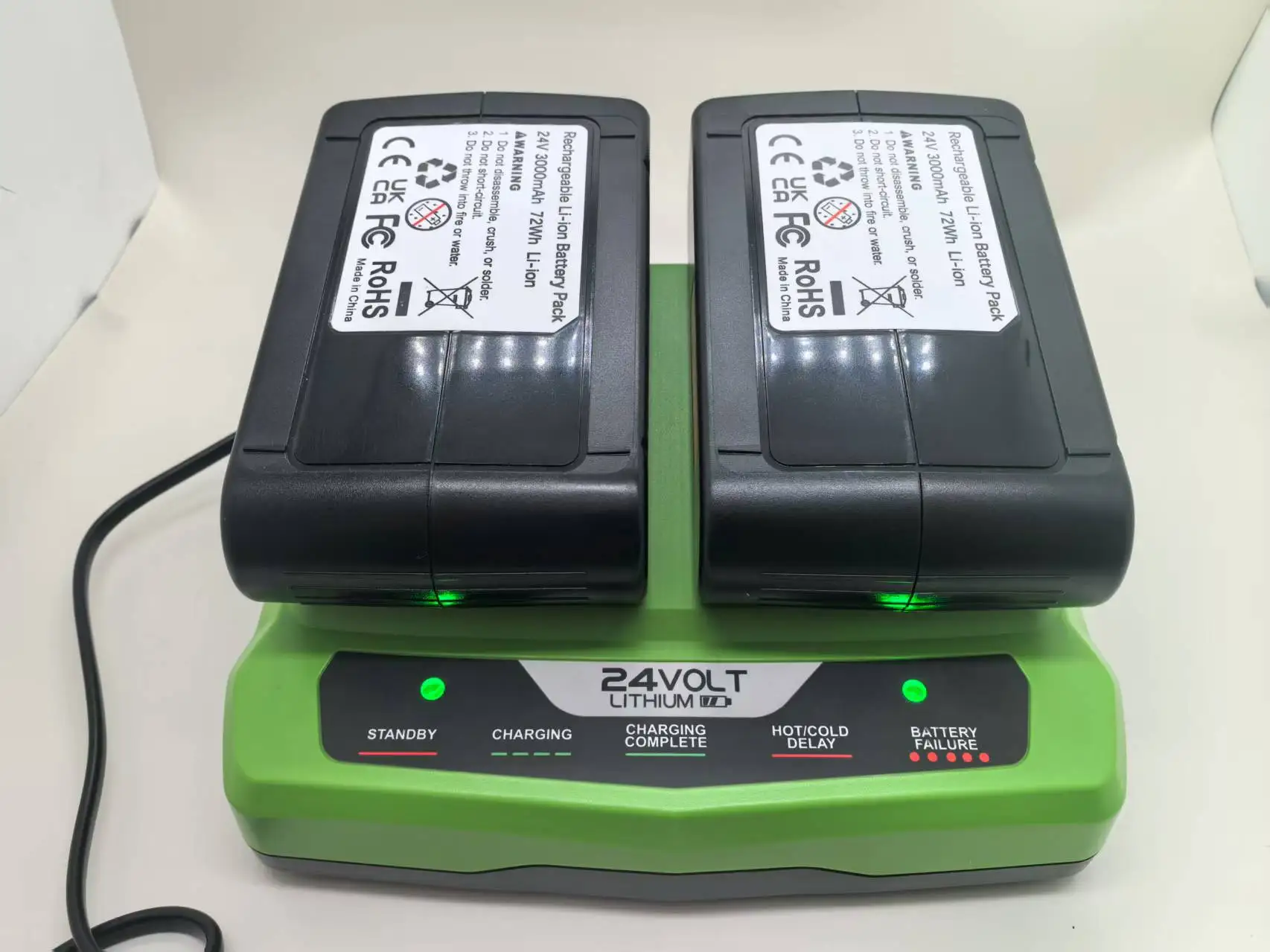 

(2PCS BATTERY and 1PCS CHARGER) Battery for Bissell Vacuum Cleaner, Replacement for CleanView XR 4054 3789U,3797V 24V 3.0Ah