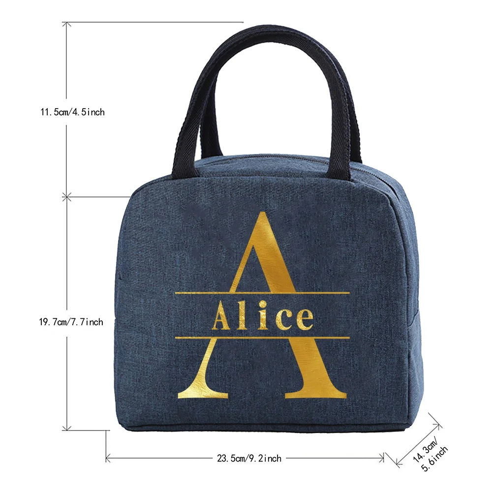 شخصية مخصصة حقيبة الغداء العزل الحراري علب الاغذية الكبار العمل الشاطئ نزهة المشي لمسافات طويلة