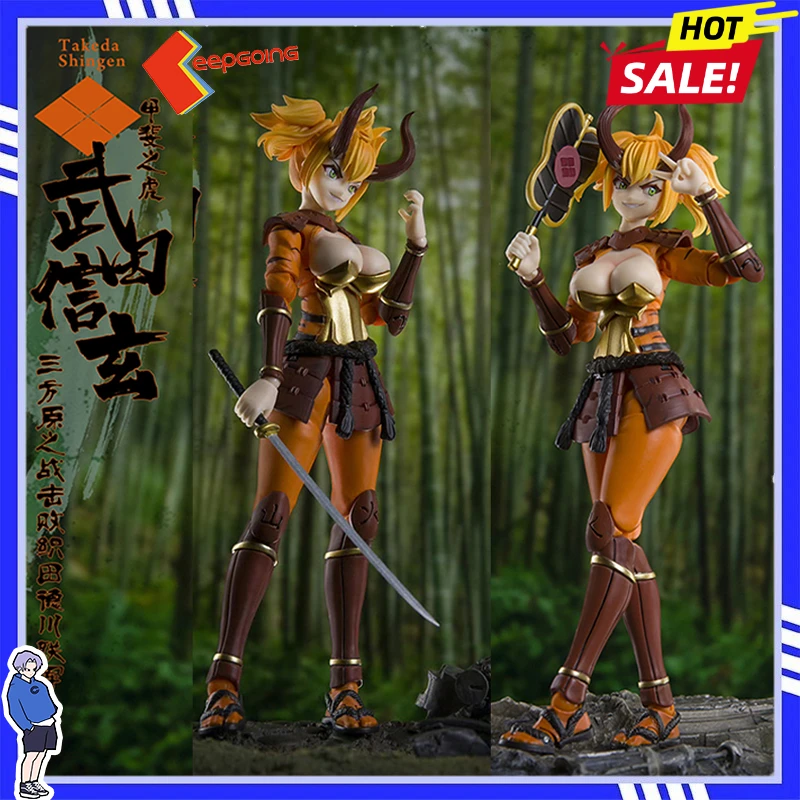 

HOT KEEPGOING Original "Warring States G" Series 1:12 Super Movable Doll "Takeda Shingen" Handmade Model Toy Boy Gift in Stock