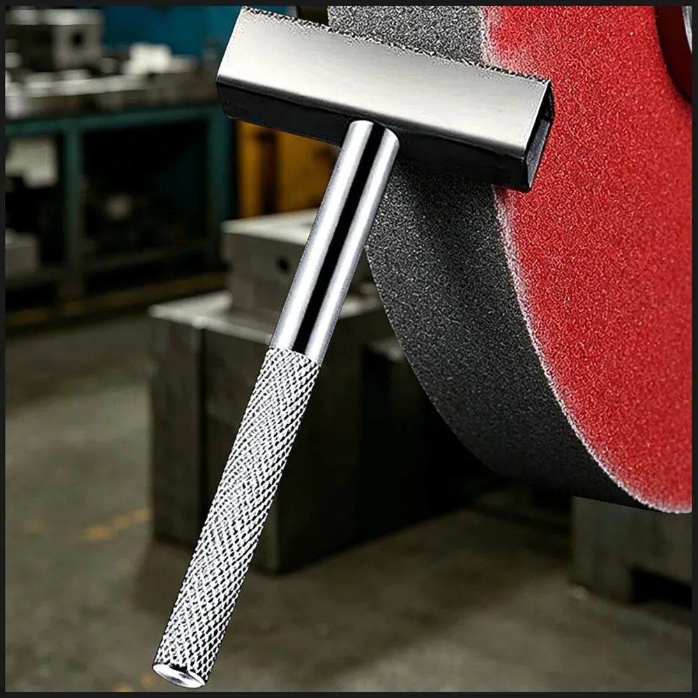 T-Shaped Grinding Wheel Dresser With Emery Grit For Precise Sanding Disc Sharpening And Abrasive Grinder Dressing Tool