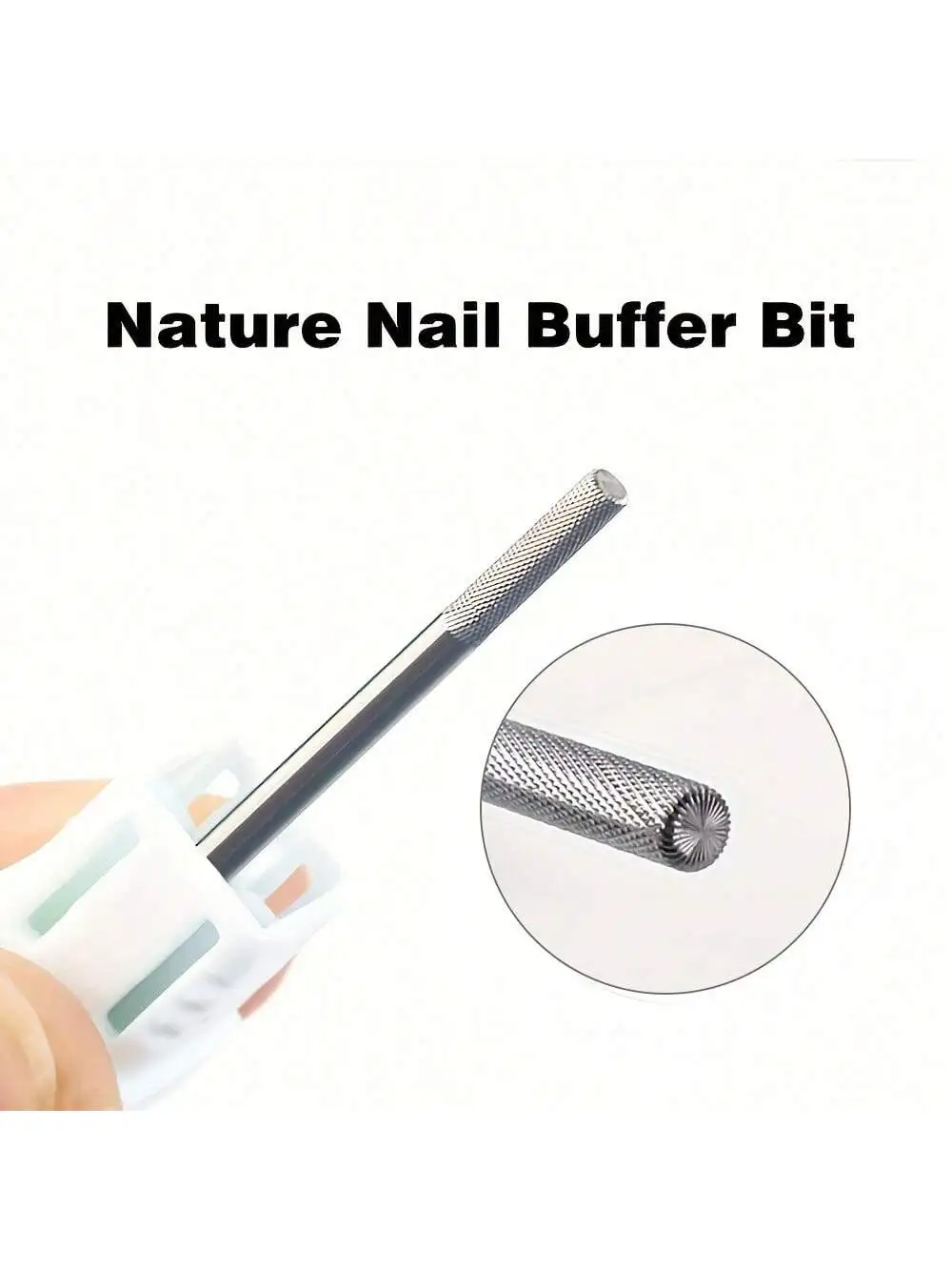 مجموعة لقمة مثقاب الأظافر مكونة من قطعة واحدة - نتوءات قاطعة المطحنة من كربيد التنغستن للأظافر والباديكير الكهربائية، أداة تلميع البشرة عديمة الرائحة