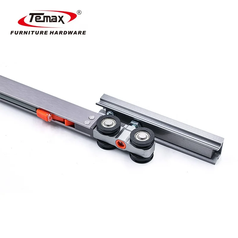 STLF  Modern Design M71G Sliding Door Roller  Double Soft Closing Sliding Door Wheels System for Furniture Hardware