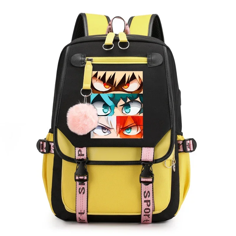 New Anime Deku bakugou Katsuki Todoroki Shoto printing backpack ladies backpack travel rucksack girl school bag women laptop bag