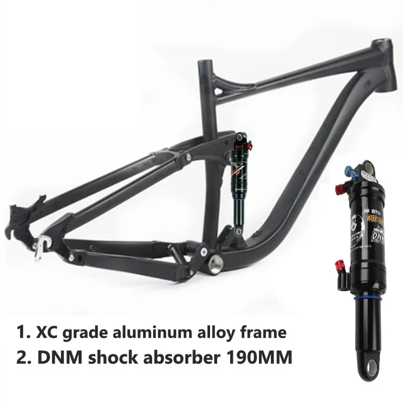 2023 F.YUZHE XC Class Cross Country Full Suspension Mountain Bike Frame DH Downhill 27.5/29in*15/17/19/21cm MTB Suspension Frame