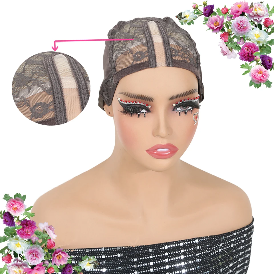 

Регулируемая кружевная шапочка для парика 1x4, эластичный головной убор с передним кружевом, аксессуар для парика «сделай сам», сетчатая подошва, для женщин, для изготовления париков