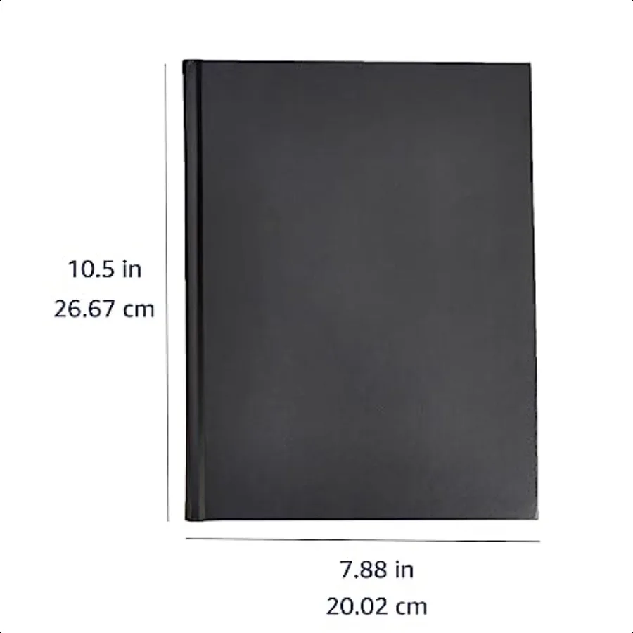 Журнал Profional Journal 10,5X7,5 дюймов, черный, 2 шт.