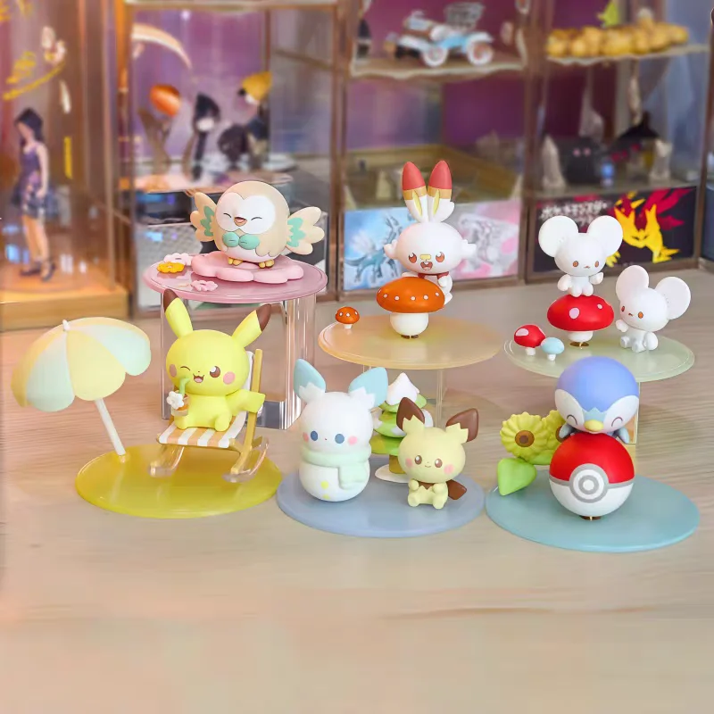 Original PKM Pokepeace Dream Adventure Pendant Serise Trendy Blind Box Toys Figure Model Decoration Collection Surprise Toys