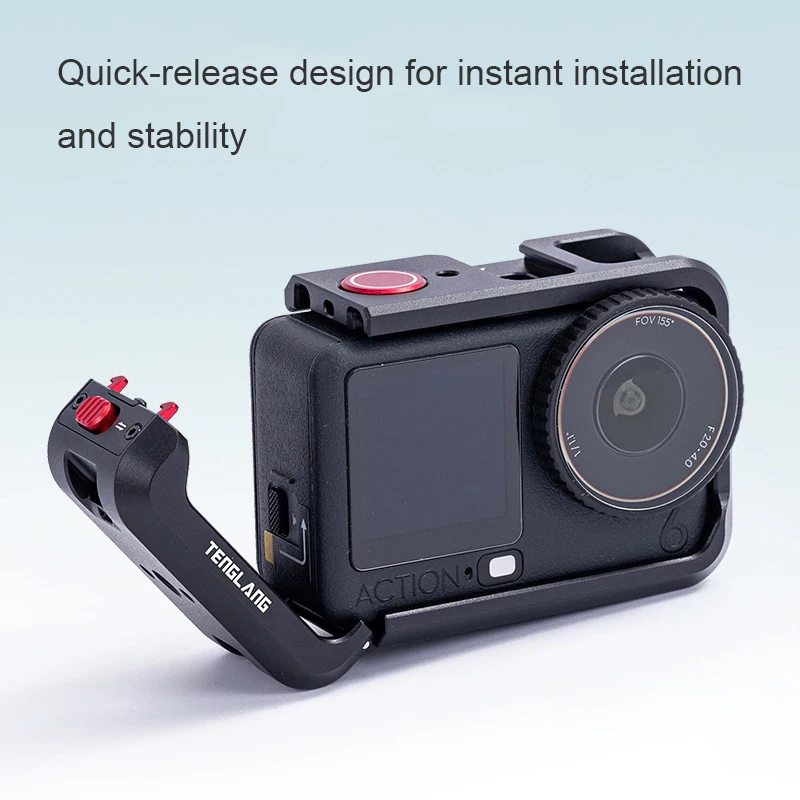 

Rabbit Cage Aluminum Protective Case for dji osmo action6 Multifunctional Metal Frame Expansion Adapter Mount Camera Accessories