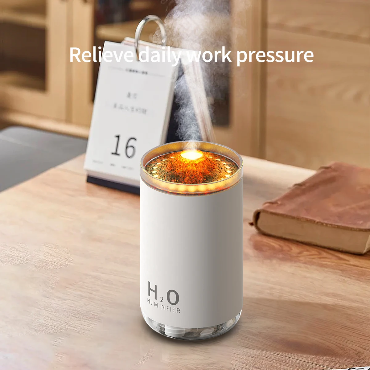 250ML Mini Car Portable Humidifier Diffuser Aroma H2o Usb Ultrasonic Air Humidifier Two Ways to Release Mist