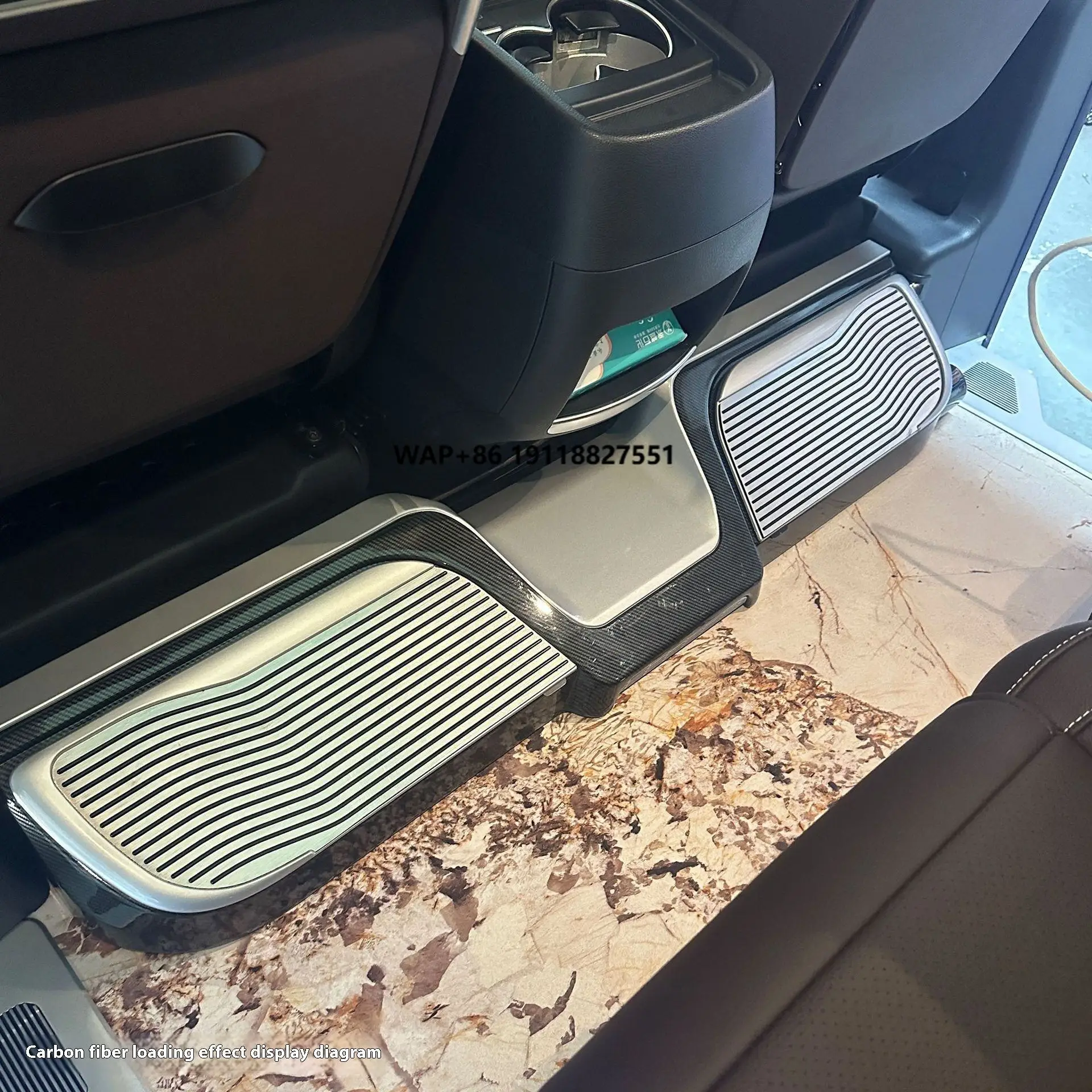 

Interior Accessory Luxury Rest Pedal Automotive Interior Plastic Parts Alloy Foot Rest Pedal for Vito V-class Viano W447 Van