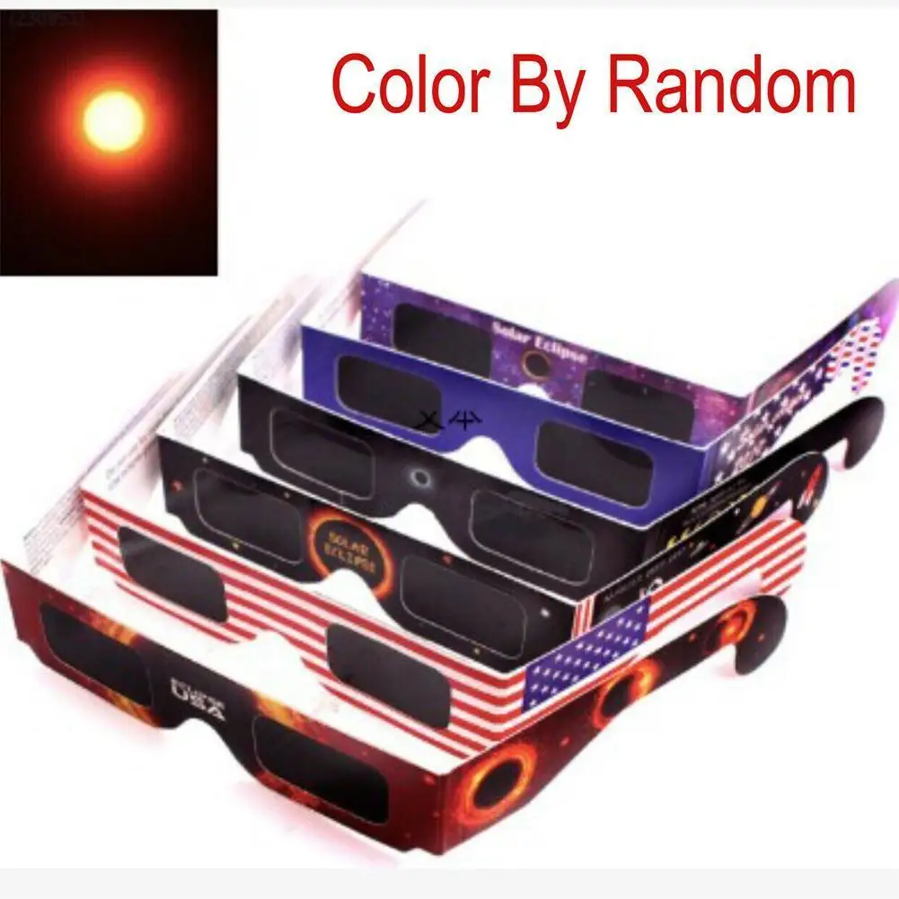 Solar Eclipse Glasses Paper Solar Eclipse Glasses For Viewing Penumbral Lunar Eclipse Glasses Total Solar Eclipse Glass