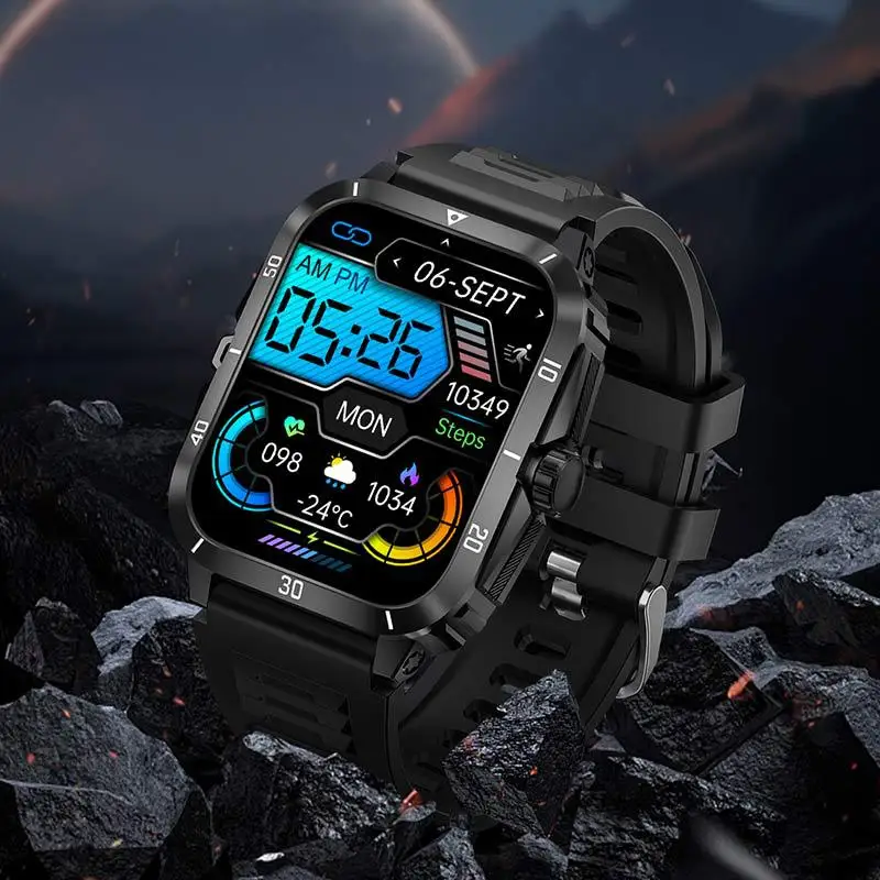 NewKT71Smart Watch3ATMDeep reloj deportivo impermeable para exteriores, cronómetro de larga resistencia, temporizador, borde