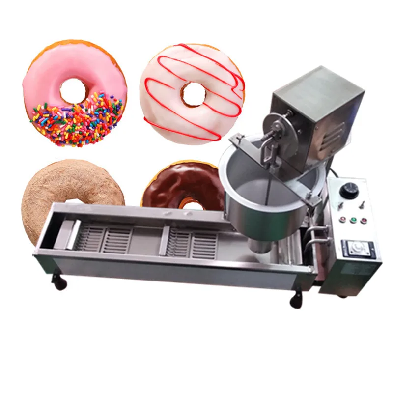 صانعة الدونات سهلة التشغيل / آلة دونات صغيرة بقدرة 3000 وات / T-101 لصنع الدونات التجارية T-101