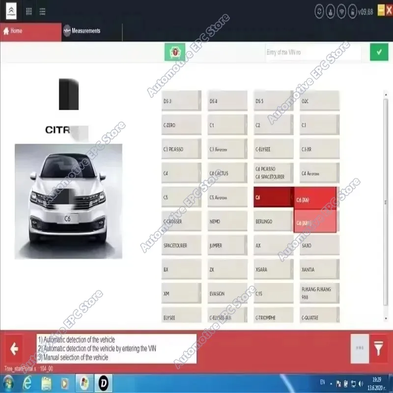 Newest  Full Update Diagbox V9.96 V9.91 V9.68 V8.55 For Lexia3 PP2000 Diagbox 9.96 For Citroen/Peogeot Diagnostic Tool To 2022