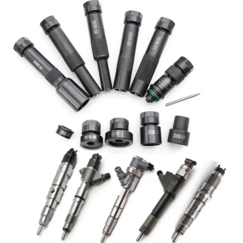 

11PCS Diesel Common Rail Injector Air Gap Armature Lift AHE Stoke Travel Measuring Tools Sets for Denso Bosch 110 120