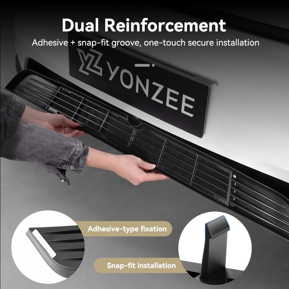 YZ Model Y Juniper 2025-2026 Air Intake Guard Car exterior Front Bumper Debris Insect net Lower Bumper Grille car Accessories view 3