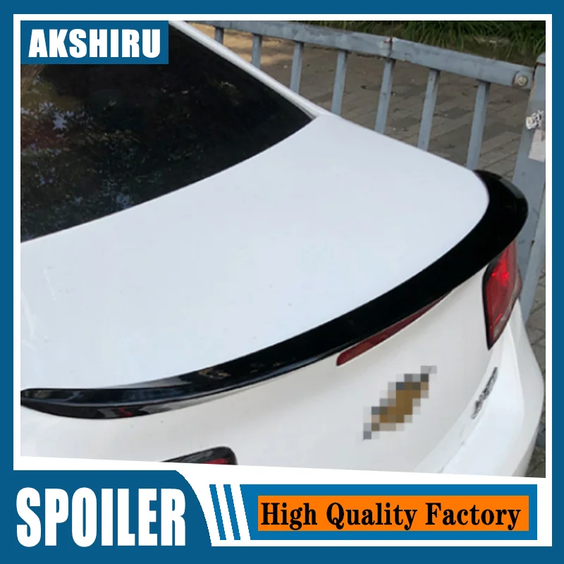 For Malibu Spoiler ABS Material Car Rear Wing Primer Color Malibu Rear Spoiler For Chevrolet Malibu Spoiler 2012-2015