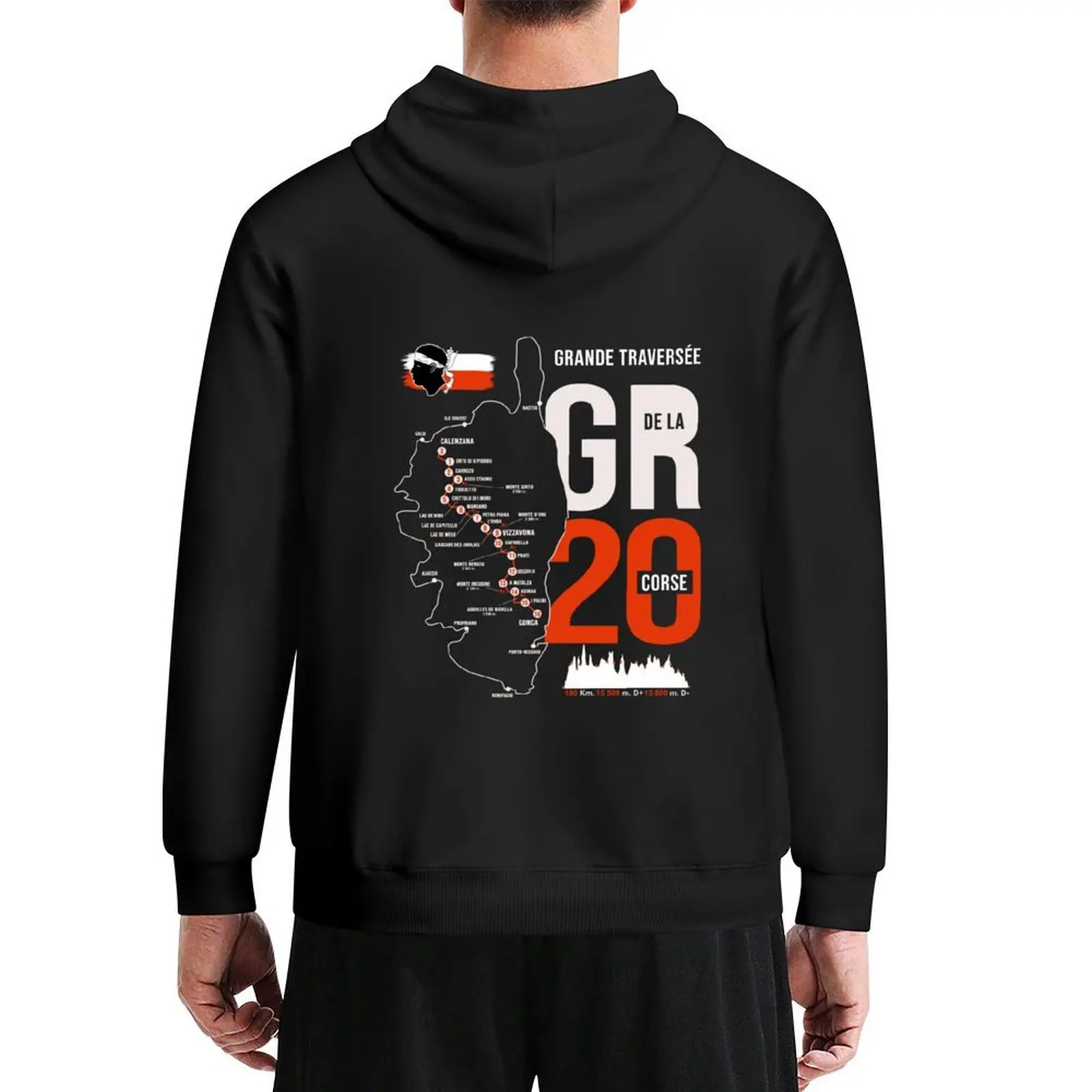 

GR20 GR 20 Hiking gr 20 Corsica Hoodie men's sweat-shirt anime clothes graphic t shirts men mens clothes new hooded tee