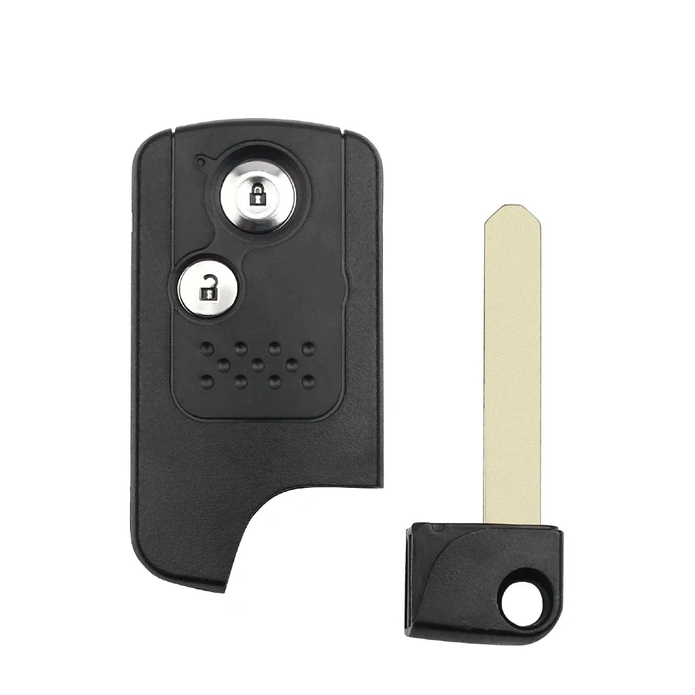 KEYYOU 1PCS New For Honda CRV Accord Civic Odyssey Intelligent Car Smart Remote Case Fob With Insert Blade Key Shell