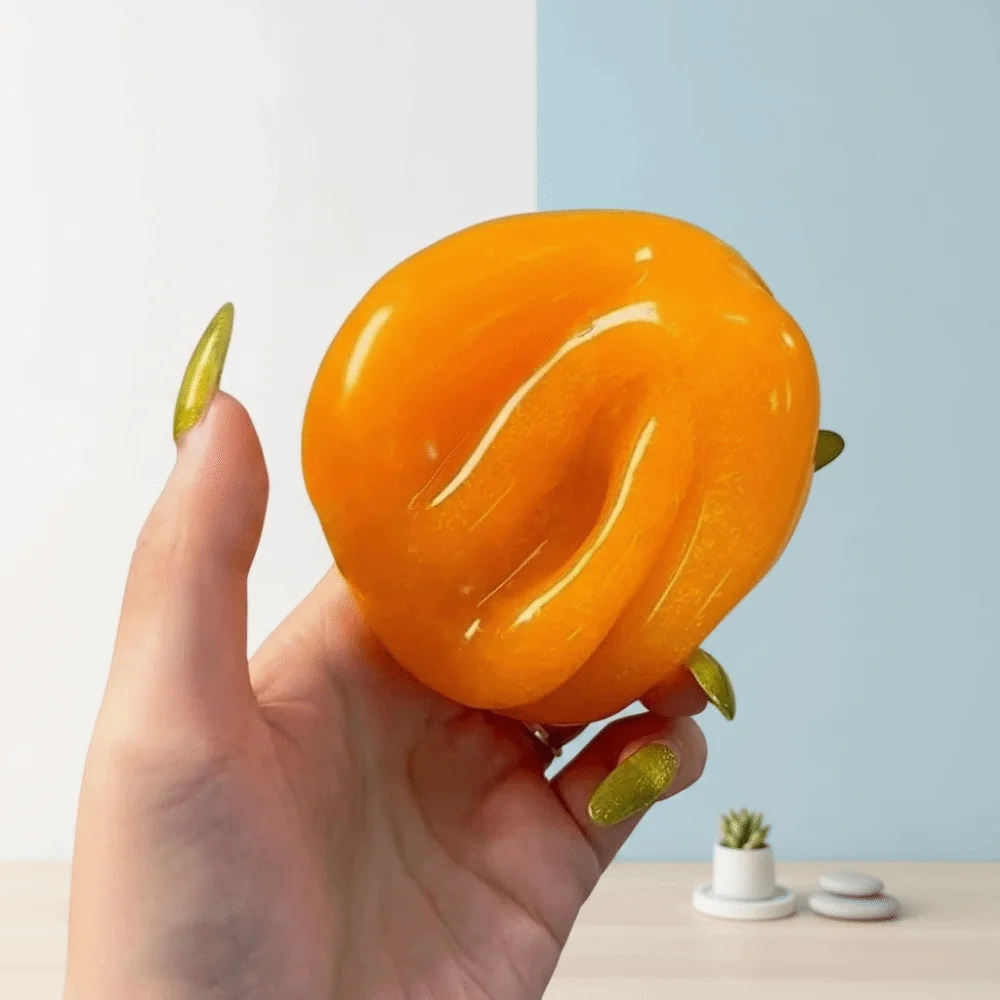 Handmade Squeeze Toy Soft Texture Moldable Material Stress Relief Toy Anti-Anxiety Medium-Resistance Fruit Simulation Model