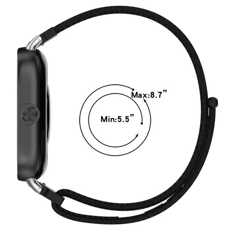 Nylon Loop Strap For Xiaomi Mi Band10Pro 9 Pro 8 Pro Smart Band Wristband For Redmi Watch6 5 4 Smart Watch Bracelet Accessories