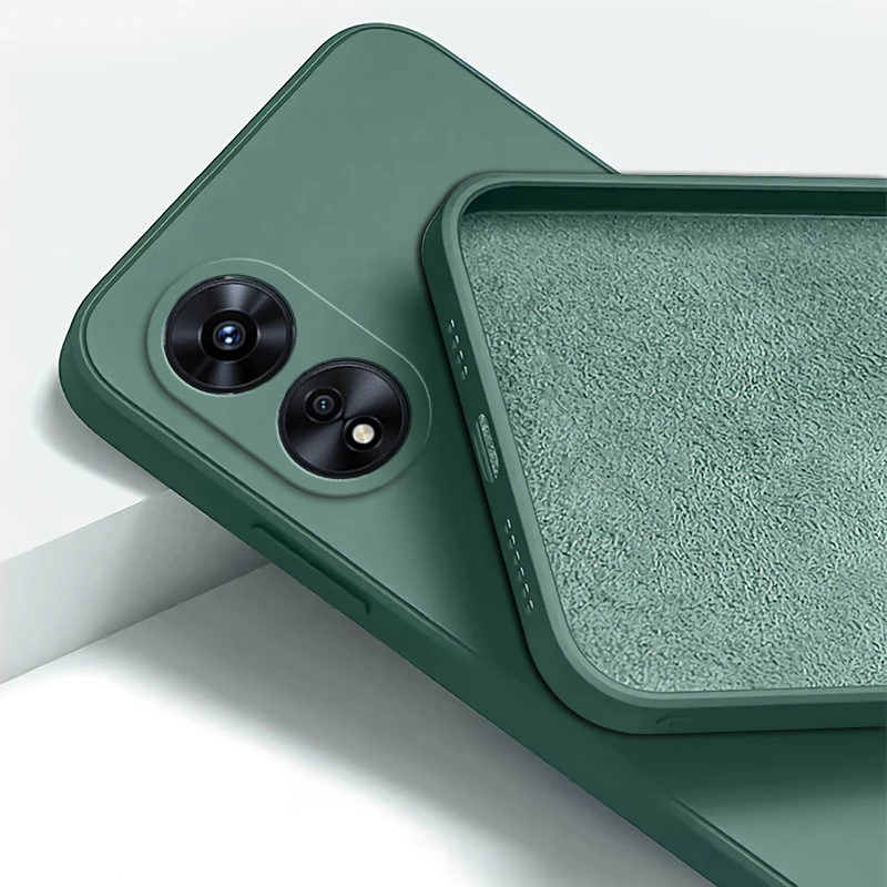 Square Liquid Silicone Case for OPPO A91 A92 A92S A93 A93S A94 A95 A96 A97 A98 4G 5G Lens Protective 360 Shockproof Phone Covers