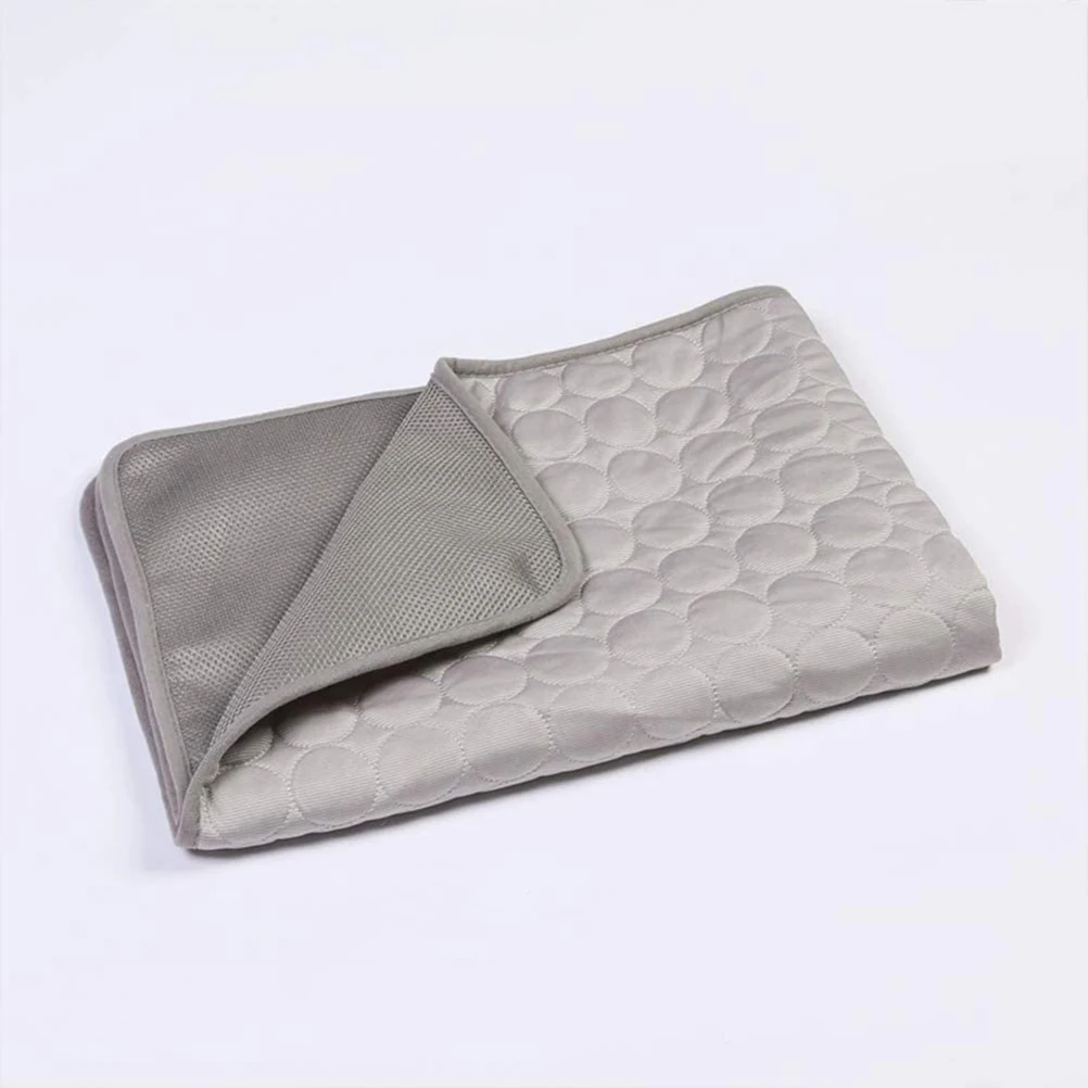 

Ice Pad Dog Summer Mat Pet Cool Nest Cooling Blanket Grey Self Sofa Waterproof Easy Clean Scratch Resistant Durable Breathable