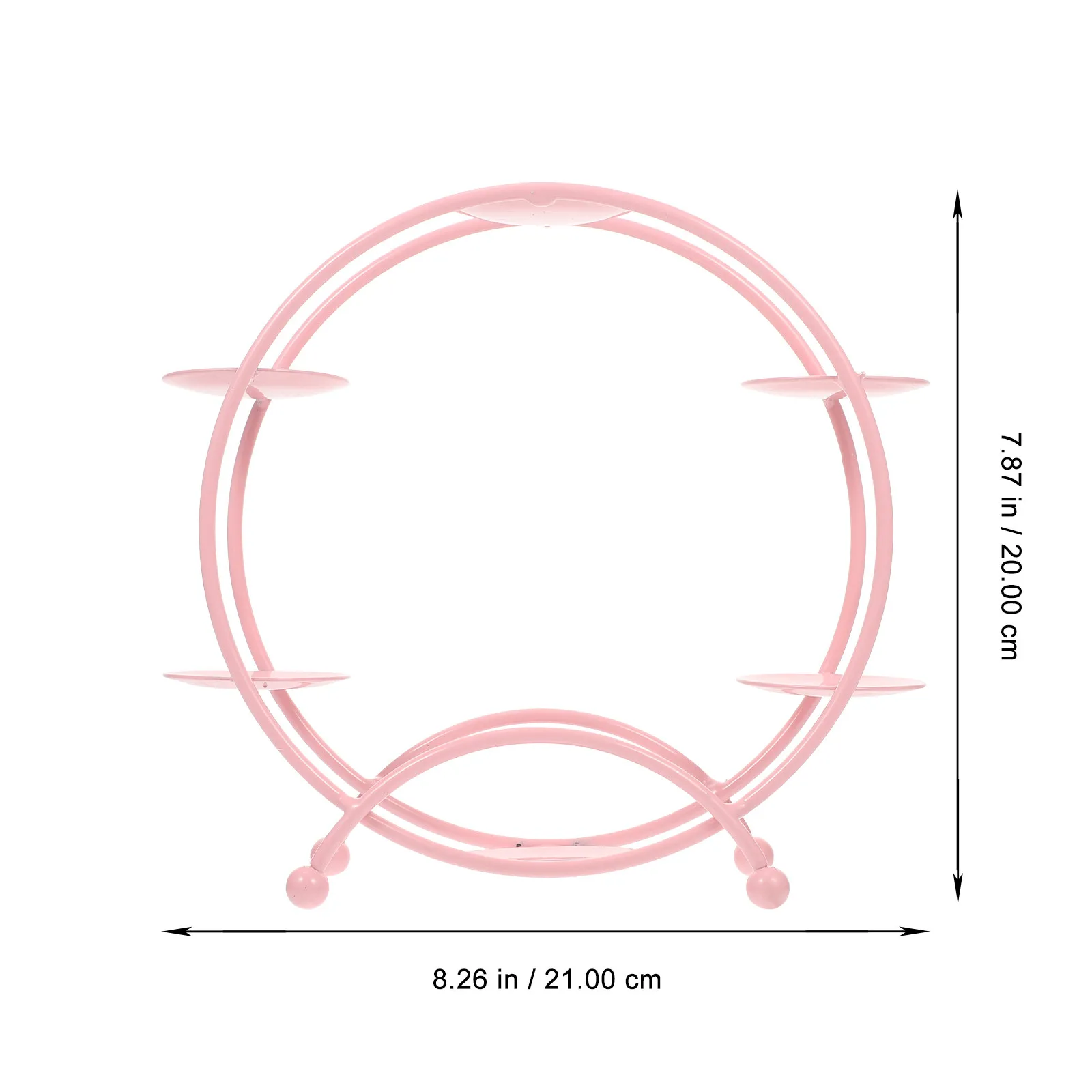 1Pcs Ferris Wheel Display Stand Sturdy Iron Construction Scratch Fall Resistant Smooth Edge High Definition Showcase for Statues