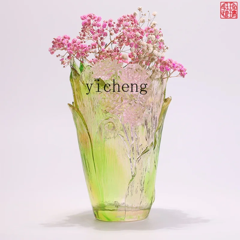 D21 Carnation Vase High-end Vase Home Decoration Coffee Table Entrance Flower Arrangement