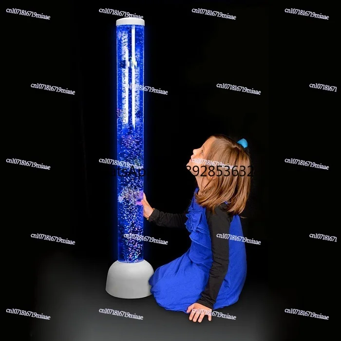 Color-changing water column LED light, bubble light, feng shui decoration