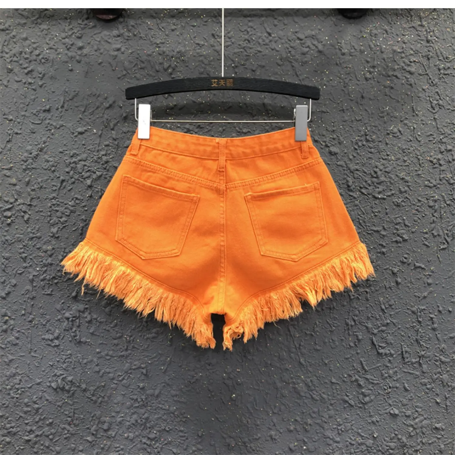 

Fashion Candy Color Raw Edge Denim Shorts Female 2023 New Wide Leg Hot Pants Women Shorts Korean Version Girl Jean Shorts