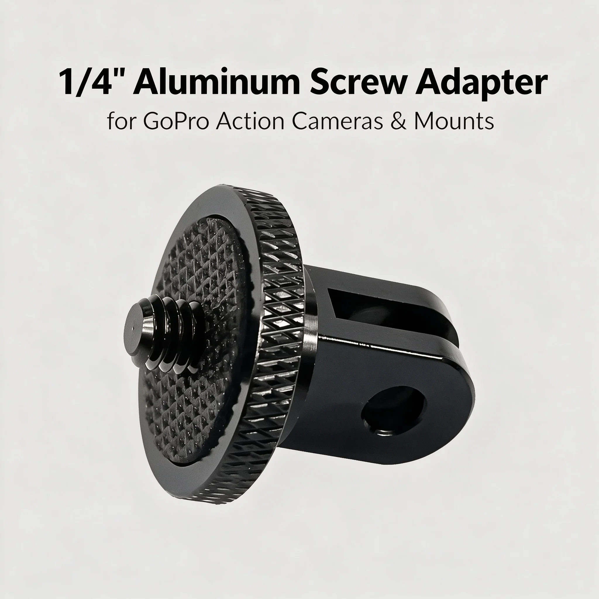 Aluminiumlegierung 1/4 Stativadapterhalterung für GoPro Hero 13 12 11 10 9 Insta360 X5 X4 DJI Osmo Action 6 5 PRO 4 Kamera Zubehör