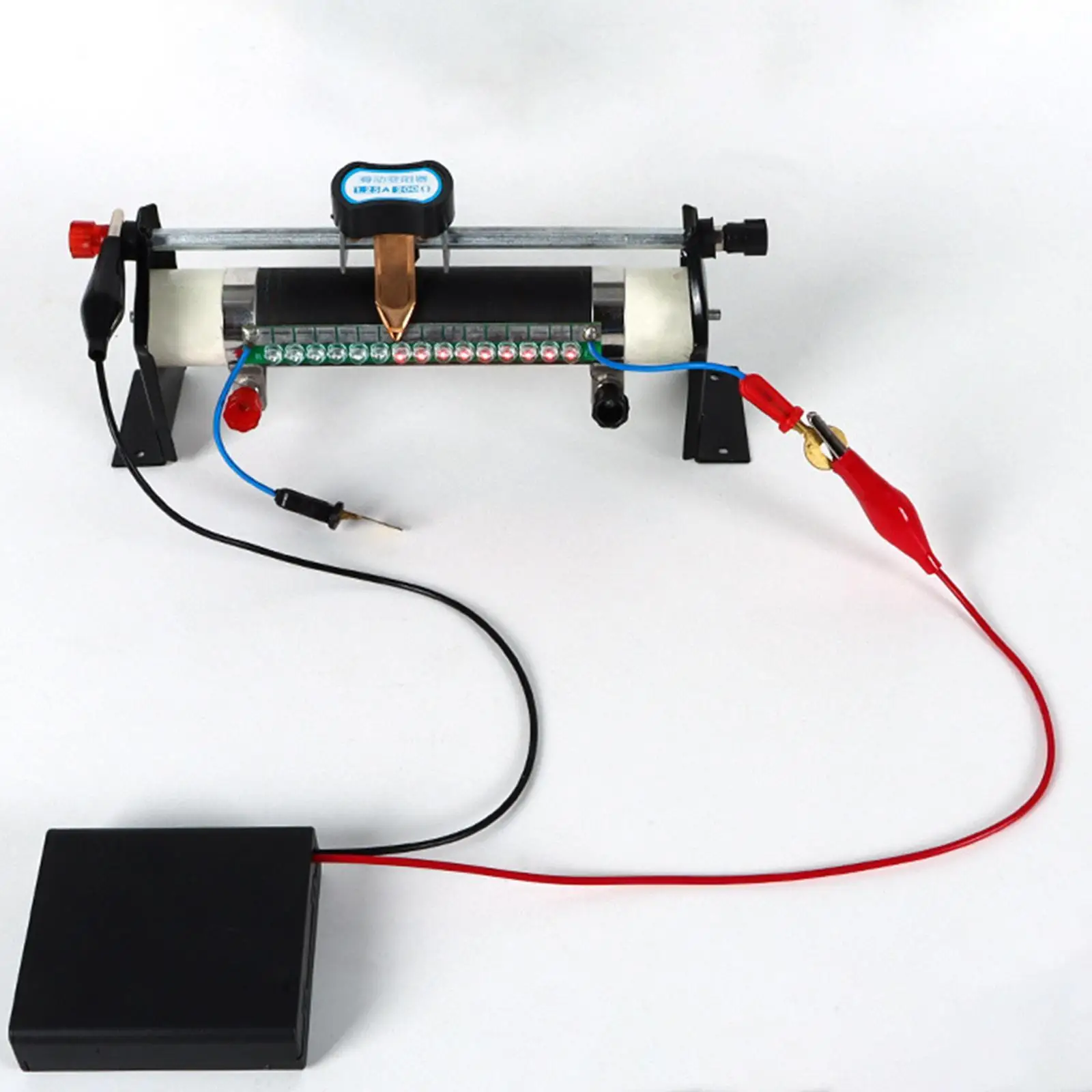 Physics Experiment Sliding Variable Resistor Simulator 200 Ohm 1.25A Electrical Teaching Equipment for School Lab Demonstrations