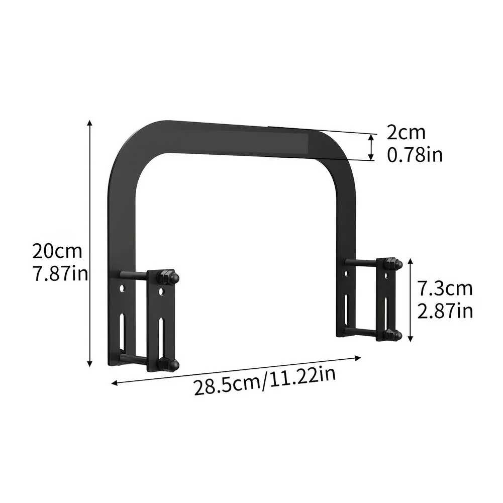 Bed Pad Retainer for Metal Bed Frames Adjustable Clamp Stopper Tool Free Setup Cold Rolled Steel 28.5x20x0.3mm