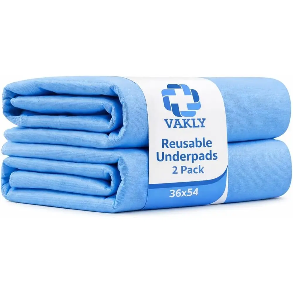 

Reusable 4-Layer Washable Underpads, 36x54 inches, 20 Pack - Heavy Absorbent Protection for Incontinence