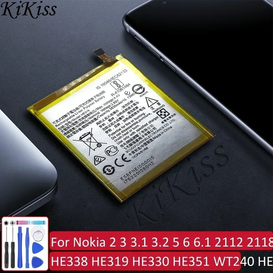 Battery BL 5C/4C HE338 HE319 HE330 HE351 WT240 HE321 HE336 HE345 HE344 HE316 HE317 HE335 For Nokia 2 3 3.1 3.2 5 6 6.1 2112 2118