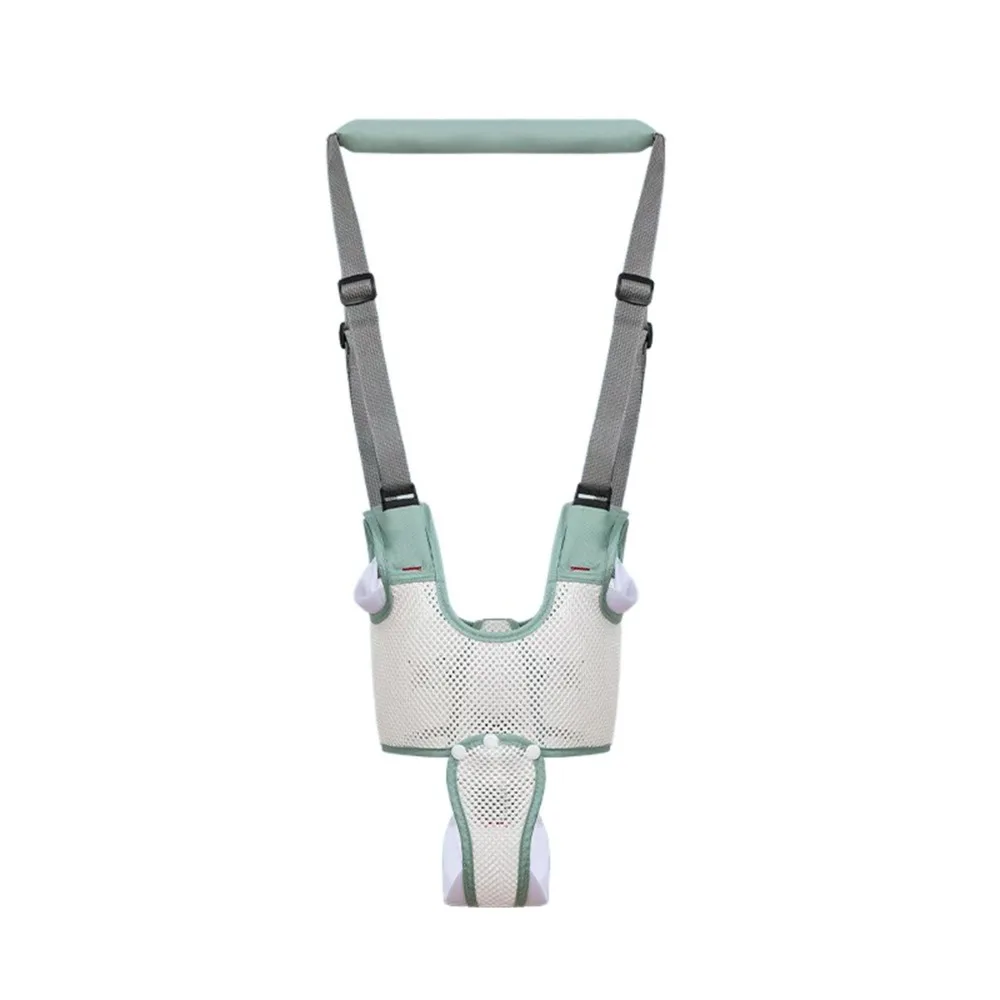 Breathable Design Baby Walking Harness Handheld Handle Removable Crotch Toddler Walker Strap Dual-Use Adjustable Strap