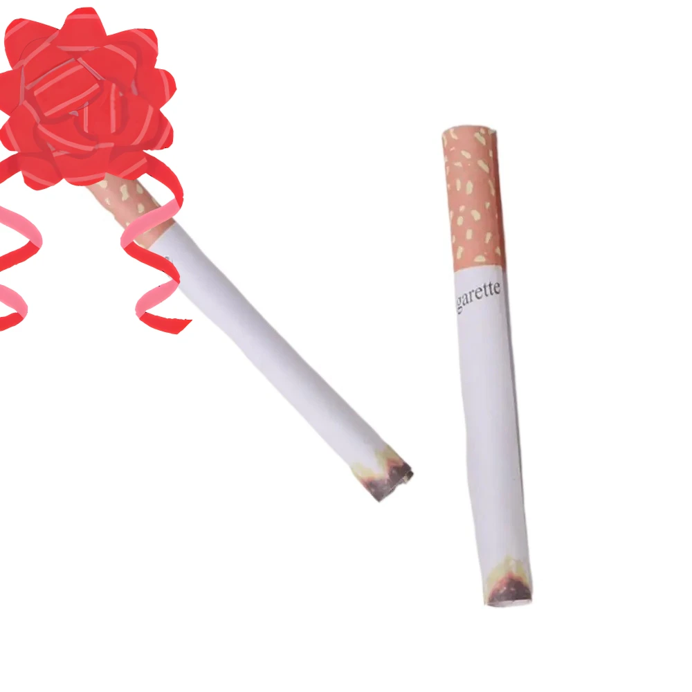 

2 Pcs Funny Fake Smoking Cigarettes Lint End Practical Jokes Trick Prank Toy Halloween Props Prank Novelty Trick April Fool's