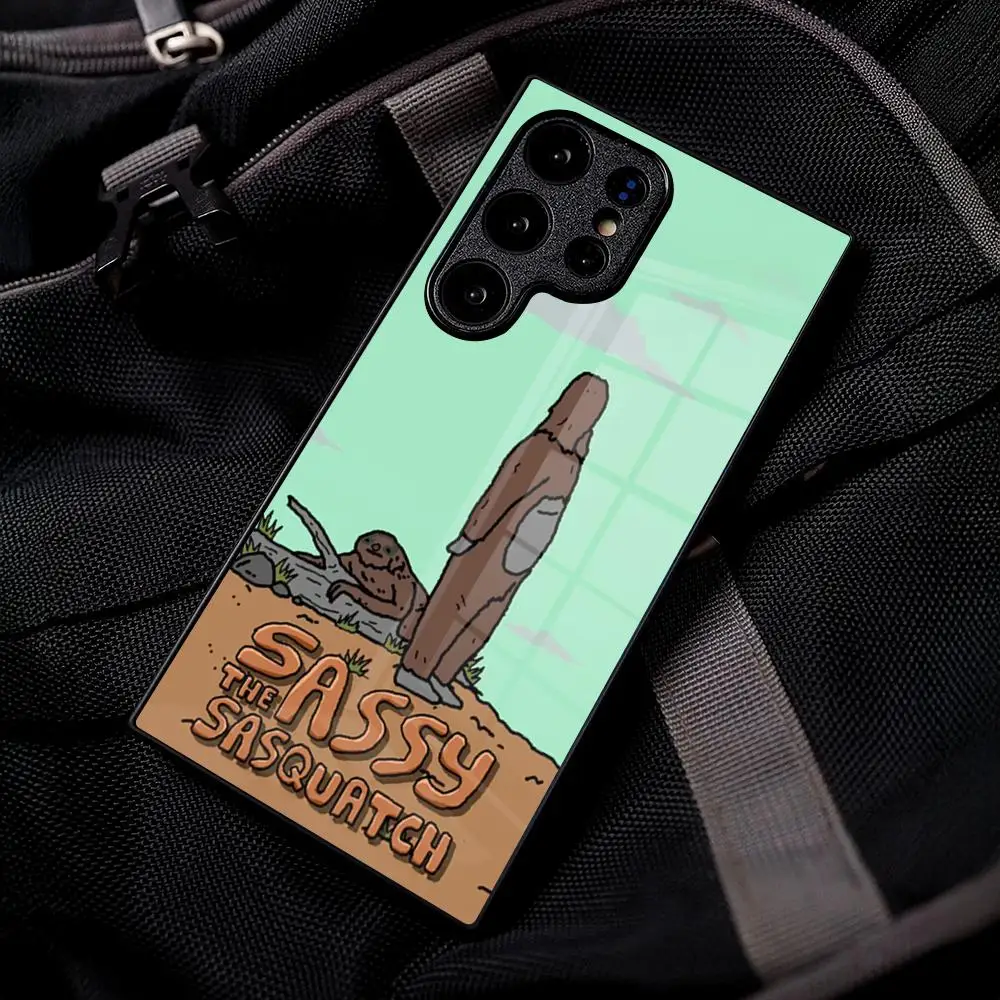 Anime Sassy The Sasquatch Phone Case for Samsung Galaxy S26 S25 Edge S24 S23 S22 S21 S20 Ultra Plus Fe Glass Cover