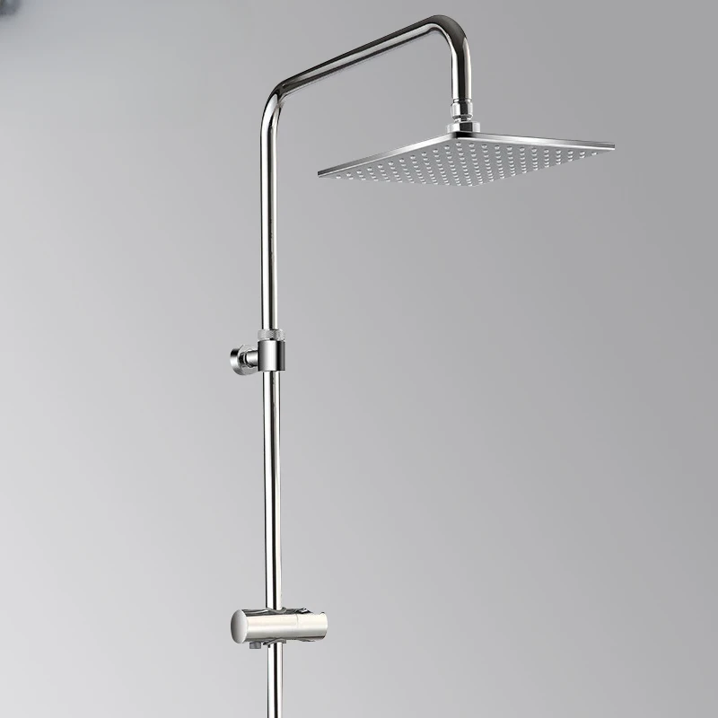 

Rain shower column, square head large rain shower rod wall-mounted adjustment lift