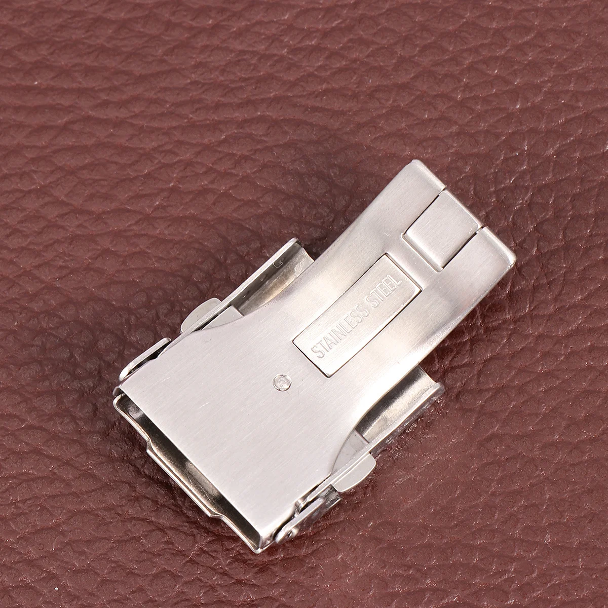 

1Pcs 22Mm Watchband Buckle Stainless Steel Rugged Connection Clasp for Metal Watch Bands Luxury Silver