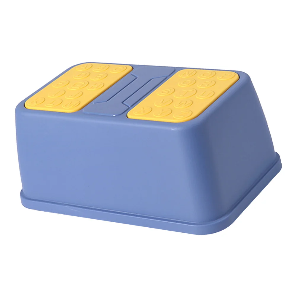 1 قطعة البلاستيك خطوة البراز الأطفال عدم الانزلاق الكرتون مسند القدمين الاطفال مستقرة السلامة التعليمية مسند القدمين للمنزل رياض الأطفال