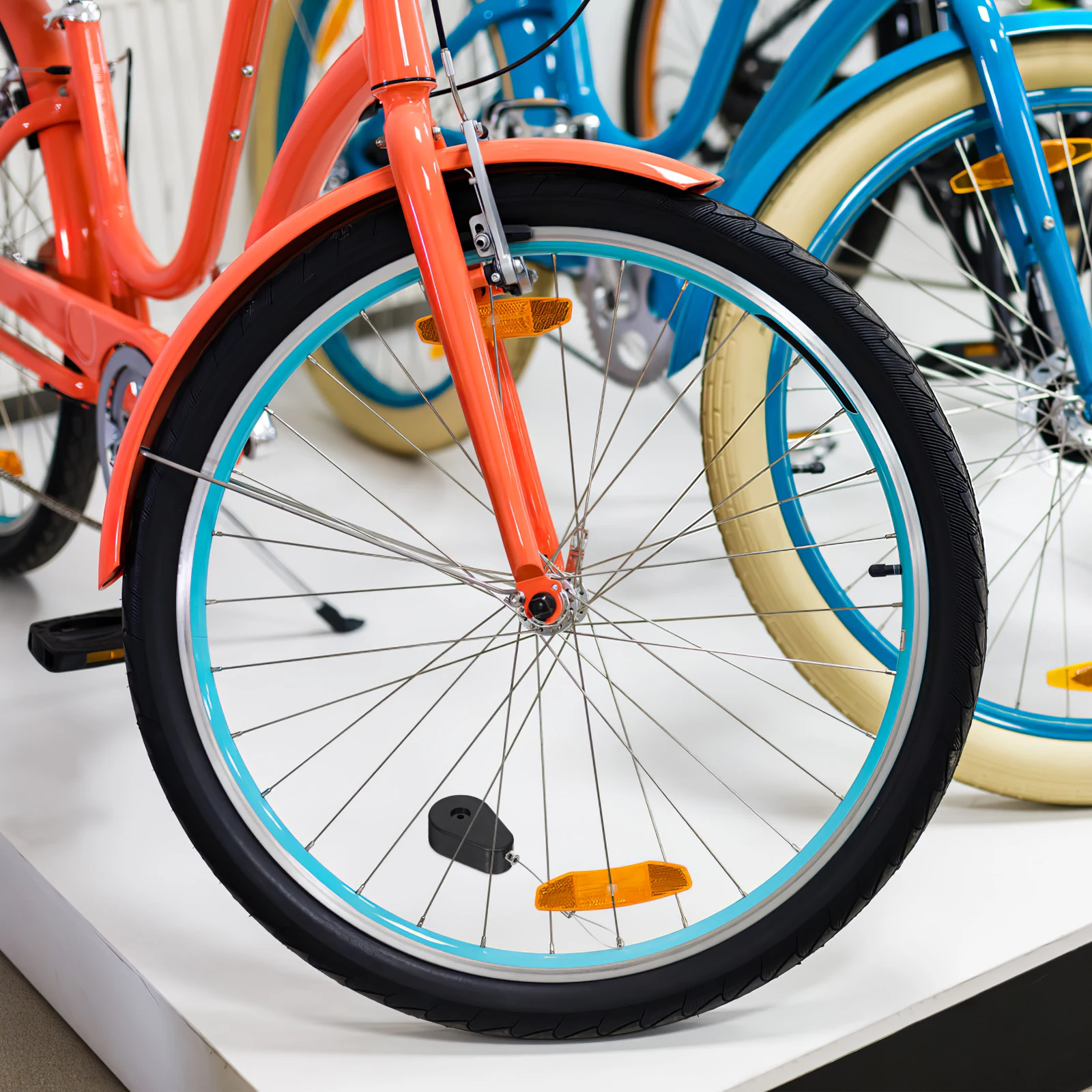 Retractable Cable Tether Lock Automatic Retractable Anti Lost Steel Wire Rope Security Wire Box Remote Leash