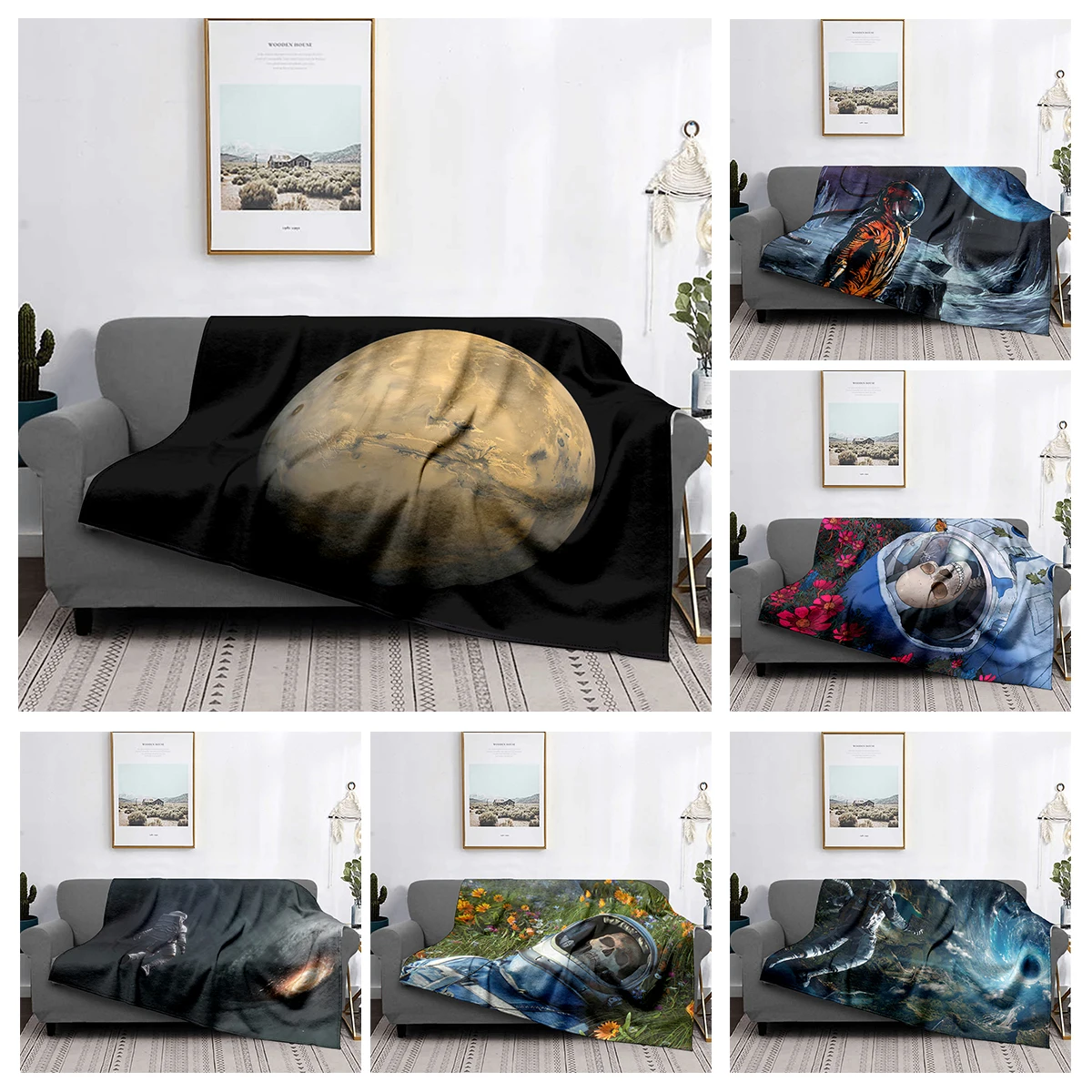 Home decoration plush Sofa blanket Colorful Animal  Bedspread on the bed anime fluffy soft blankets thick blanket for winte