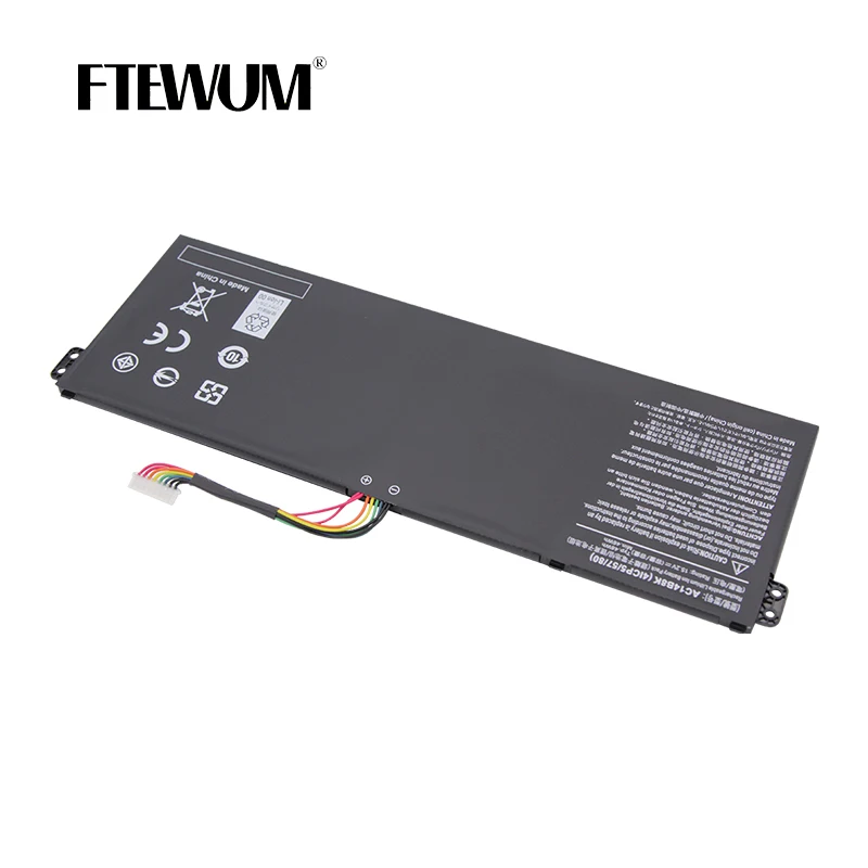 Imagem -06 - Células 15.2v 3220mah da Bateria do Portátil para Acer Ac14b8k 4icp5 57 80 para Acer Aspire Cb3111 Es1511 Es1-512 V3-111 V3371 48wh