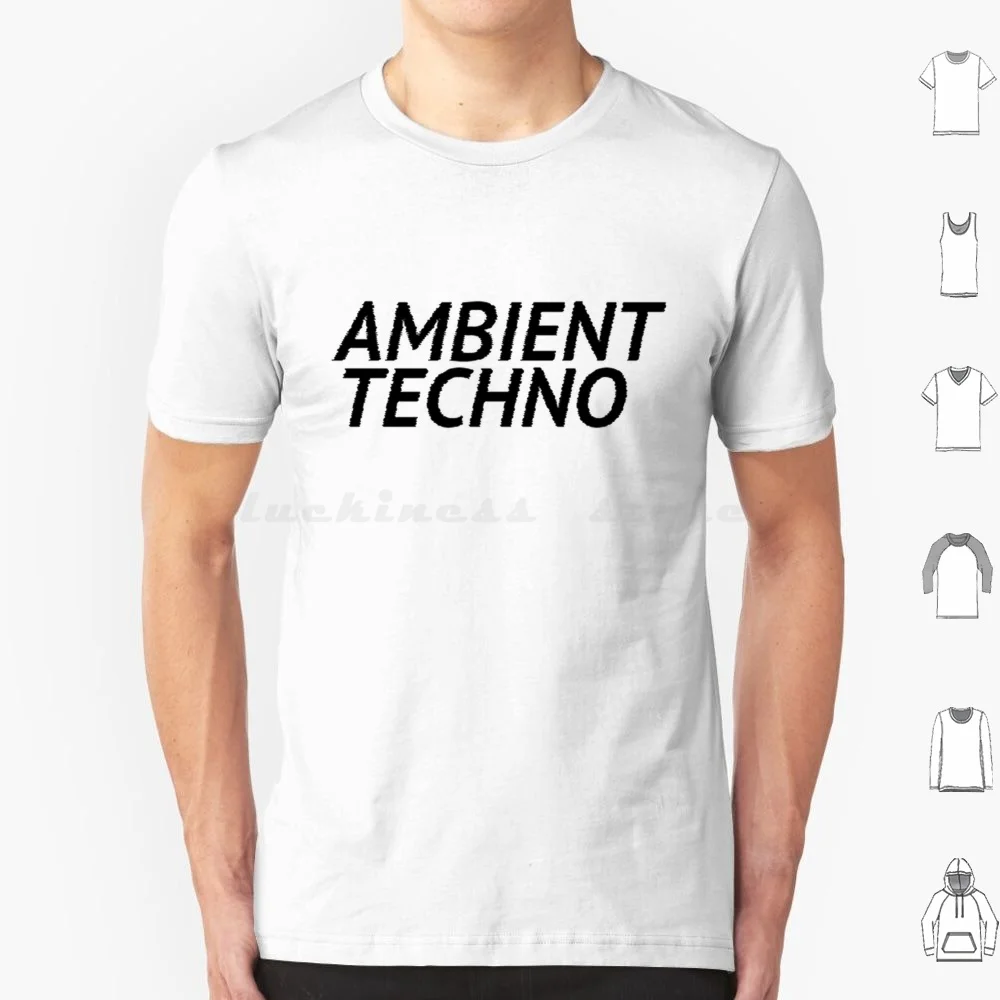 Camiseta clásica Ambient Techno, camiseta de algodón 6xl, Aphex Twin Music, música electrónica, Idm Rave Industrial