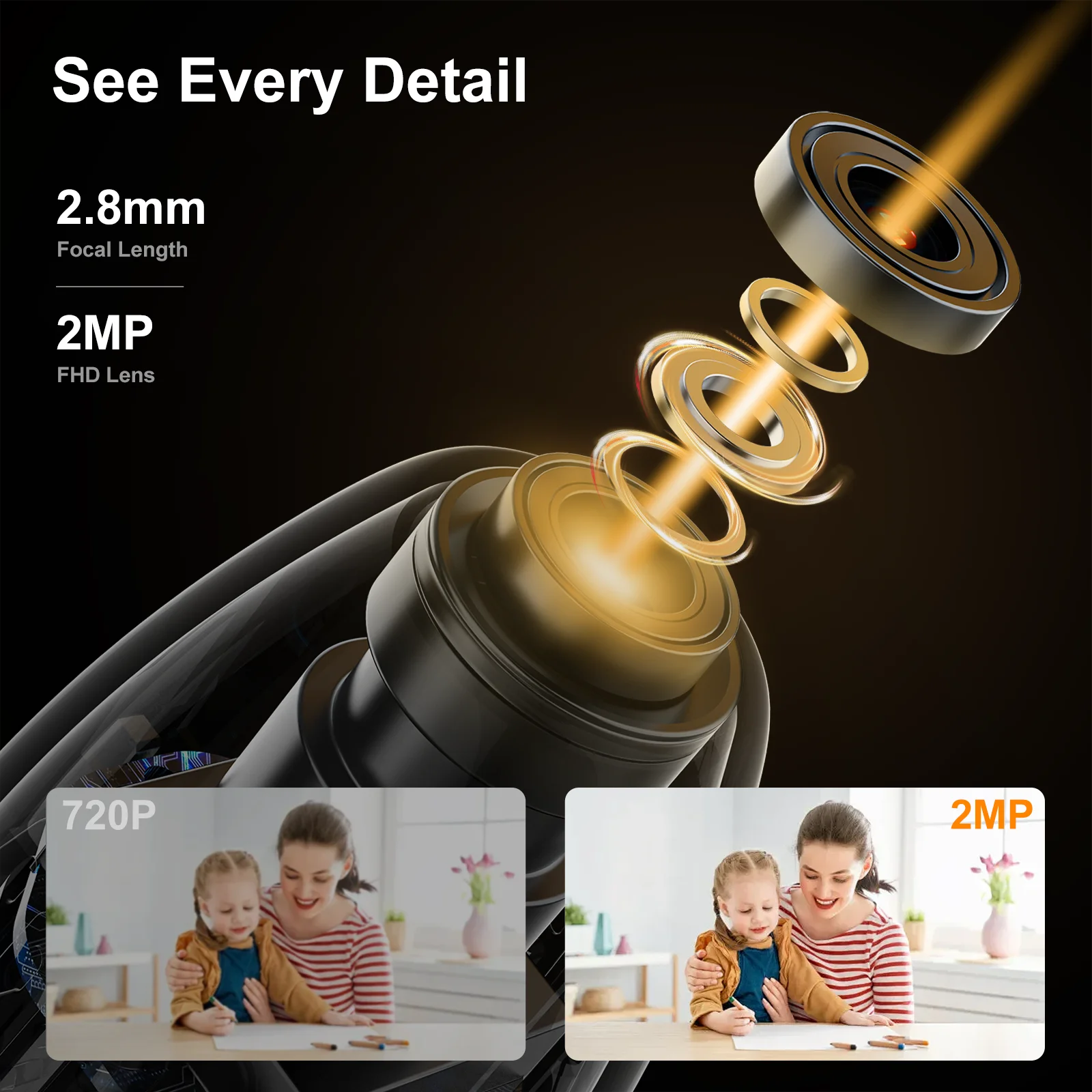 كاميرات مراقبة صغيرة واي فاي الأمن مراقبة عن بعد كاميرات الفيديو HD 1080P تسجيل الفيديو كاميرا مراقبة ذكية للمنزل